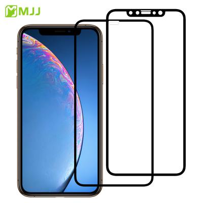 China 9H Hardness Cell Phone Case Anti-scraatch Friendly 3D Screen Protector For iPhone X XS Tempered Glass Clear Screen Protector Wholesale for sale