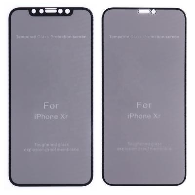 China Anti-Privacy Full Cover Glue Screen Protector With 30 Degree Anti-Spy For iPhone X for sale