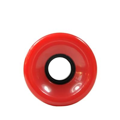 China Custom Factory Adult Longboard Skateboard Wheels Red Porcelain for sale