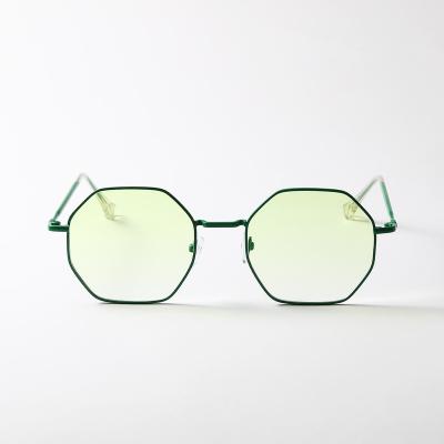 China Fashion Sunglasses 2022 Retro Ladies Logo Women Sunglasses Custom Made Luxury 2022 Classic Green Lens for sale