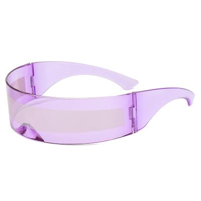 China Fashion sunglasses fashion circle trend ins hot outdoor one piece of eye protection sunglass best seller rimless frameless coated sunglasses for sale