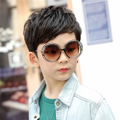 China Fashion Sunglasses 2021 Custom Private Label Kids Oversized Sunglasses Shape Child Round Sunglasses for sale