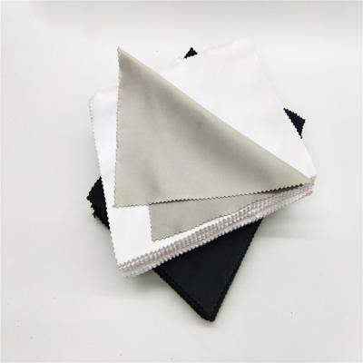 China Custom Wholesale Fashion Soft Microfiber Logo Glasses Sunglasses Cleaning Cloth PU for sale