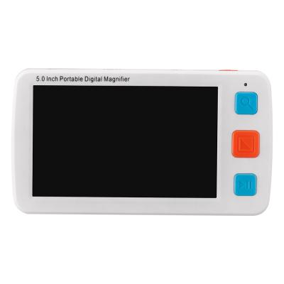 China 5 Inch LCD Screen Portable Zoom 4-32X Digital Electronic Magnifier UM011 Low Vision Aid Magnifier for sale