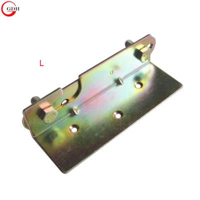 China 131mm Contemporary Bed Hinge Hardware Support With Bolts for sale