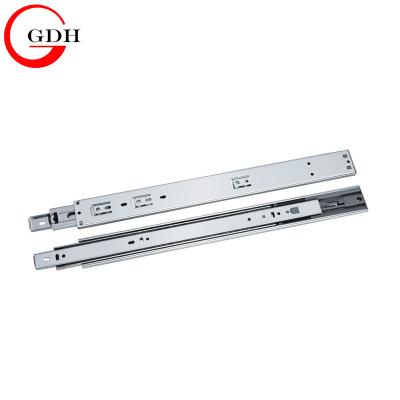 China Rebound Slide 46mm Height Push Open Backbound Drawer Slides For Furniture for sale