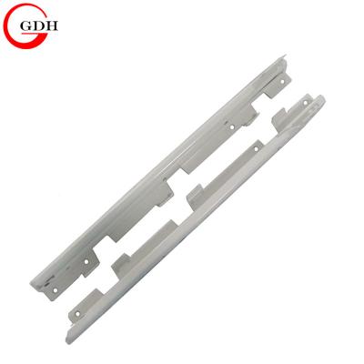 China FGV Clamp-on side-clips Clamp-on locked channel rollers drawer dust slides for sale