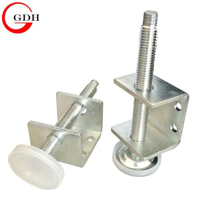 China U Shaped Adjustable Table Sofa Furniture Cabinet Screw Telescopic Leveler Legs for sale