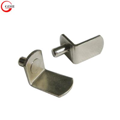 China Without Hole 5mm Furniture Shelf Support Angle Nickel Plated Shelf Pin for sale