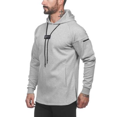 China Wholesale Custom Logo Plain Plus Size Mens Jogging Hoodies Anti-Wrinkle Mens Gym Fitness Workout Fleece Pullover Sports Hoodies & Sweatshirts for sale