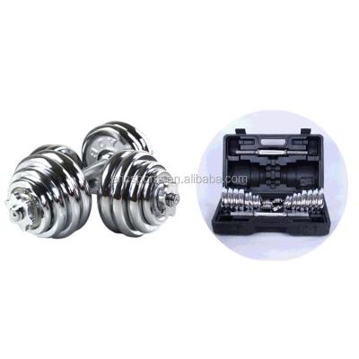 China 15kg 20kg 30kg Easy Electroplating Set (Chromed Dumbbell) for sale