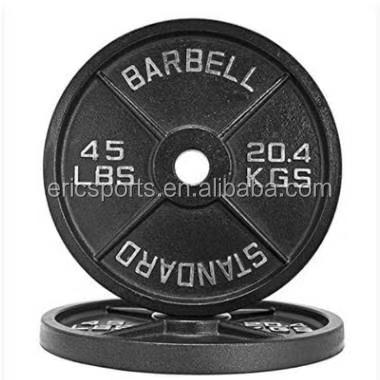 China Wholesale Weight Plate5 Pound,10 LB.15LB 20LB 25LB 30LB 35LB 40LB 45LB Home Use Fitness Gym Cast Iron for sale