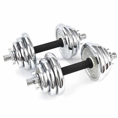 China Full Weight Chromed Dumbbell Anti-Slip for sale