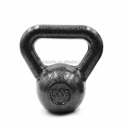 China Anti-Slip With Acr Handle Bar 20kg 30kg Black Cast Iron Kettlebell for sale