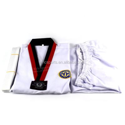 China Autumn Summer Uniform Custom Cotton Breathable Taekwondo Clothing for sale