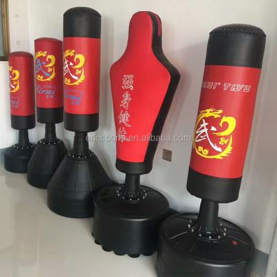 China Martial Arts Boxing 1.5m 1.6m PU Free Standing Boxing Punch Bag 1.7m for sale