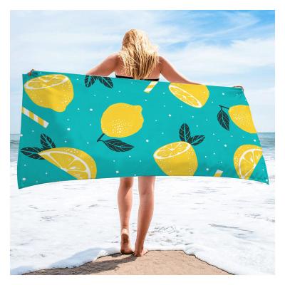 China QUICK-DRY Spain US Flag Printed Microfiber Bath Beach Towel for Adults 70*140cm Soft Water Absorbing Breathable Summer Surf Robe Blanket for sale