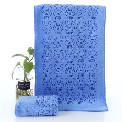 China Hypoallergenic Cute Animal Microfiber Kids Children Cartoon  Hand Bath Dry Towels for sale