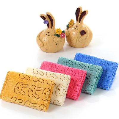 China Hypoallergenic China Factory Selling  Lovely Microfiber Children's Bath Towel for sale