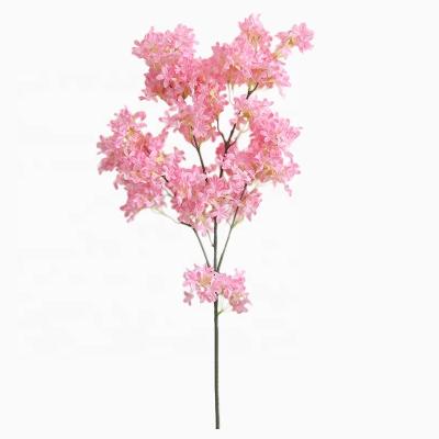 China New Fashion 95cm Sakura Flowers Cherry Blossom Artificial Branches Fashional for Wedding Table Centerpieces for sale