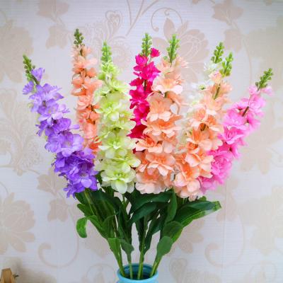 China High Quality Single Stem Beautiful Fashional Artificial Violet Silk Flower Hycinth for sale