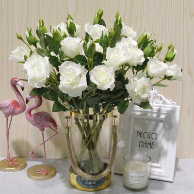 China Hotel Wedding Decoration Wholesale Wedding Artificial Touch Rose Flower Real for sale