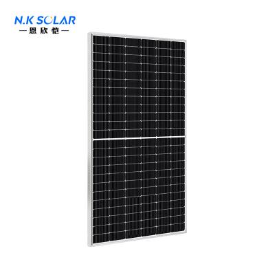 China N.K Solar Whole Off-Grid Solar Photovoltaic Panels For Home Or Commercial 480-505 Watt Solar Panel 182mmx182mm High Efficiency for sale