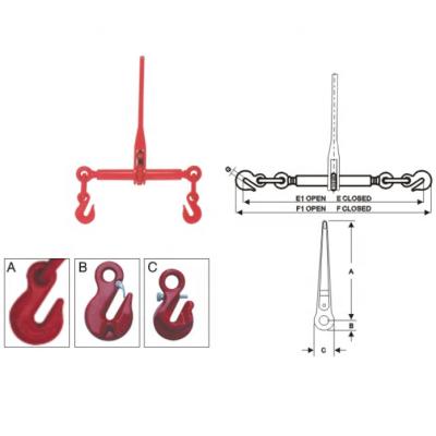 China EUROPEAN TYPE ALLOY, RATCHET TYPE, LOAD BINDING, WITH HOOKS, WITHOUT HOOKS, LOAD STANDARD LEVER TYPE BINDING, BINDING WITH LINKS ONLY for sale