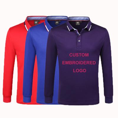 China 2023 High Quality Customized 260g Polo Shirt 260g Breathable Sleeved Suitable Mens Polo Shirt Customizable Logo for sale