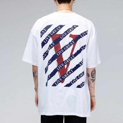 China Hot Sale QUICK DRY Mens Summer Clothing Fashion Streetwear Male Size Printed Tee Large Quick Dry Plus Size Men's T-shirts for sale