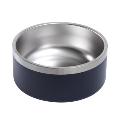 China Viable Hot Selling Stainless Steel Durable Pet Basin High Quality Pet Tableware For Family Pets for sale