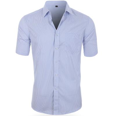 China Comfortable Anti-Shrink Summer Shirt With Short Sleeve For Business Shirt For Men And Women for sale