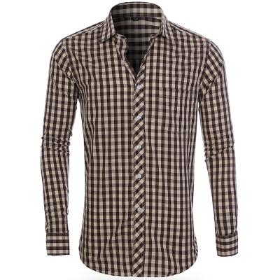 China OEM Anti-Shrink Service Wholesale Long Sleeve Men's Casual Shirts for sale