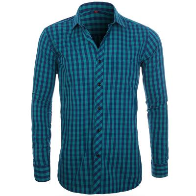 China Spring / Fall OEM Service Luxury Long Sleeve Men's Anti-Shrink Wholesale Shirts for sale