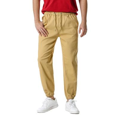 China Wholesale Anti-wrinkle PZP-22 Men's Stretch PZP-22 Sports Solid Color Twill Jogger Pants for sale