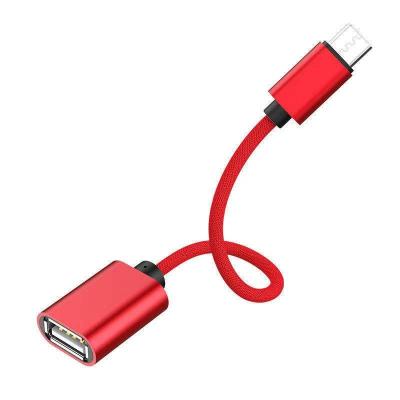 China Mobile phone fast delivery mini usb to otg otg adapter cable micro usb type-c for sale