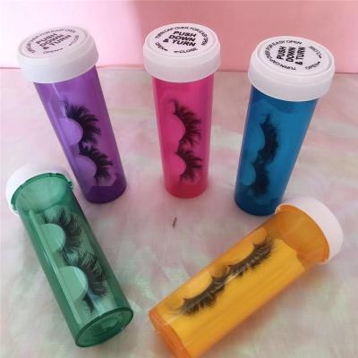 China Packaging Bottle 3d Mink Eyelashes Soft Long False Mink Eye Lashes Long Eyelash Medicine Custom Wholesale Natural for sale