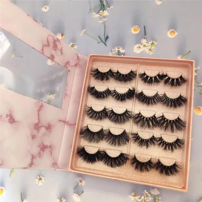 China Sale 5d mink eyelashes dropshipping long soft thick natural whole mink eyelashes from cheap mink eyelash sellers 25 mm for sale