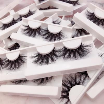 China Natural Wholesale Private Label Mink Lashes 3d 18mm Long Lashes for sale