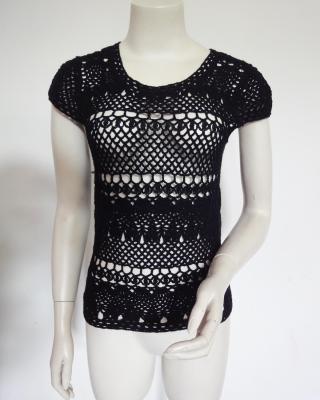 China Crochet Tank Top Hand Crochet Clothing Back Cut Out Detail Fashion Sexy for sale