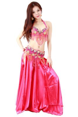 China Sexy gorgeous professional belly dancing costumes with beaded fringes OEM for sale