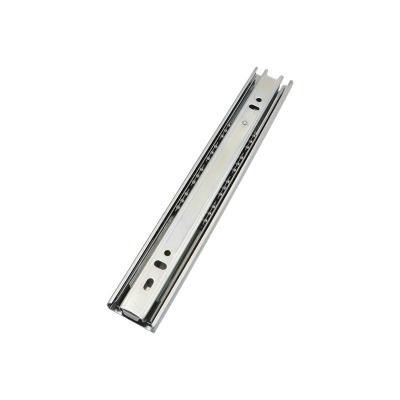 China Hot Selling Hoone System Soft Closing Table 40Mm Smart Drawer Extension Closes Ball Bearing Channel Rail Telescopic Furniture Drawer Slide for sale