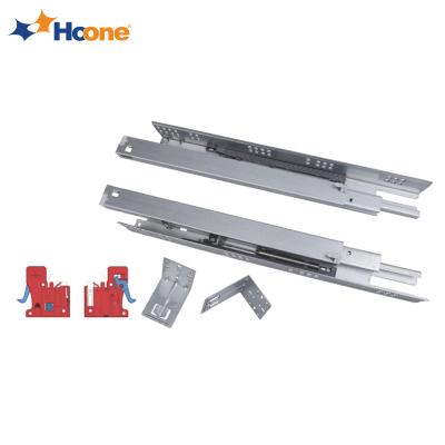 China Hoone Pakistan Undermount Heavi Duti Full Soft Close High Quality Electric Push Close Extension System Drawer Slide Close Soft Open for sale