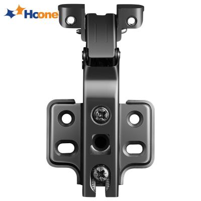 China Wholesale Black Finished Aluminum Frame Hoone Adjustable Soft Closing Soft Closing Hinge Aluminum Door Hinge Quick Released Low Hydraulic Hinge for sale