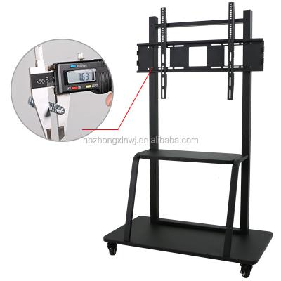 China Portable Led LCD TV Plasma TV Mount Bracket TV Mount Portable Trolley Stand 42-80 Inch for sale