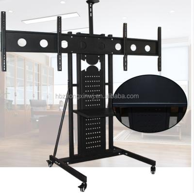 China Led Plasma TV Mobile Mount LCD TV Mount Bracket TV Screen Display Stand Floor Stand / Video Conferencing Cart for sale