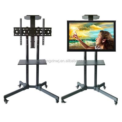 China Led Adjustable LCD Plasma TV Mount Bracket ZX-1500DVD Metal TV Cart Stand for sale