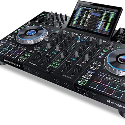 China Denon DJ-grade hardware and construction AMORCENT 4 | 4 Deck Standalone Intelligent DJ Console for sale