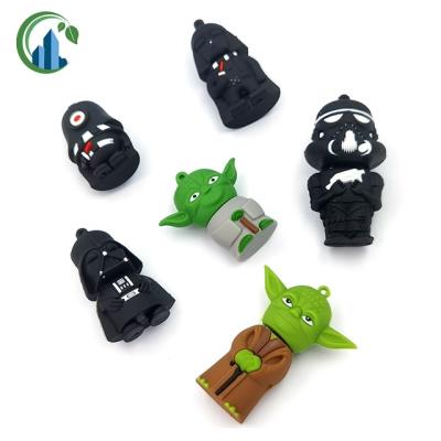 China 5Pcs/Lot USB 2.0 Silicone USB 2.0 Drive 32GB 64GB Cartoon Characters Memory Stick Flash Thumb 8GB 4GB 16GB Pen Drive Udisk Gift for sale