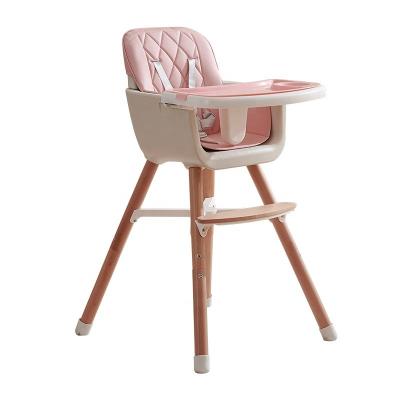 China Traditional Children's Wooden Feet Umpire Chairs Baby Feeding Dining Chairs Children's Furniture for sale